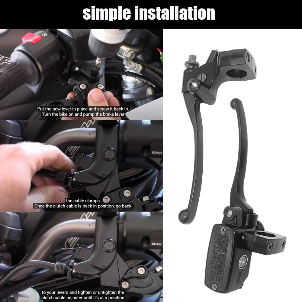22mm Handlebar Clutch Brake Master Cylinder Lever Compatible With Yamaha