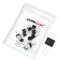 Chanzon 10pcs LM317T TO-220-3L Positive Adjustable Voltage Regulator IC