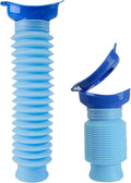 Pee Bottles for Men and Women, Adjustable Emergency Urinal 750ml, Car Pee Bottle, Portable Toilet for Car, Shrinkable