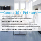 LC61 Ink Cartridge Replacement for Brother LC-61 Ink, 4B4C4M4Y