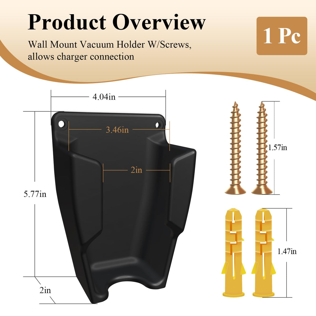 1Pc Handheld Vacuum Wall Mount/Docking Station Fits Bissell Pet Hair Eraser