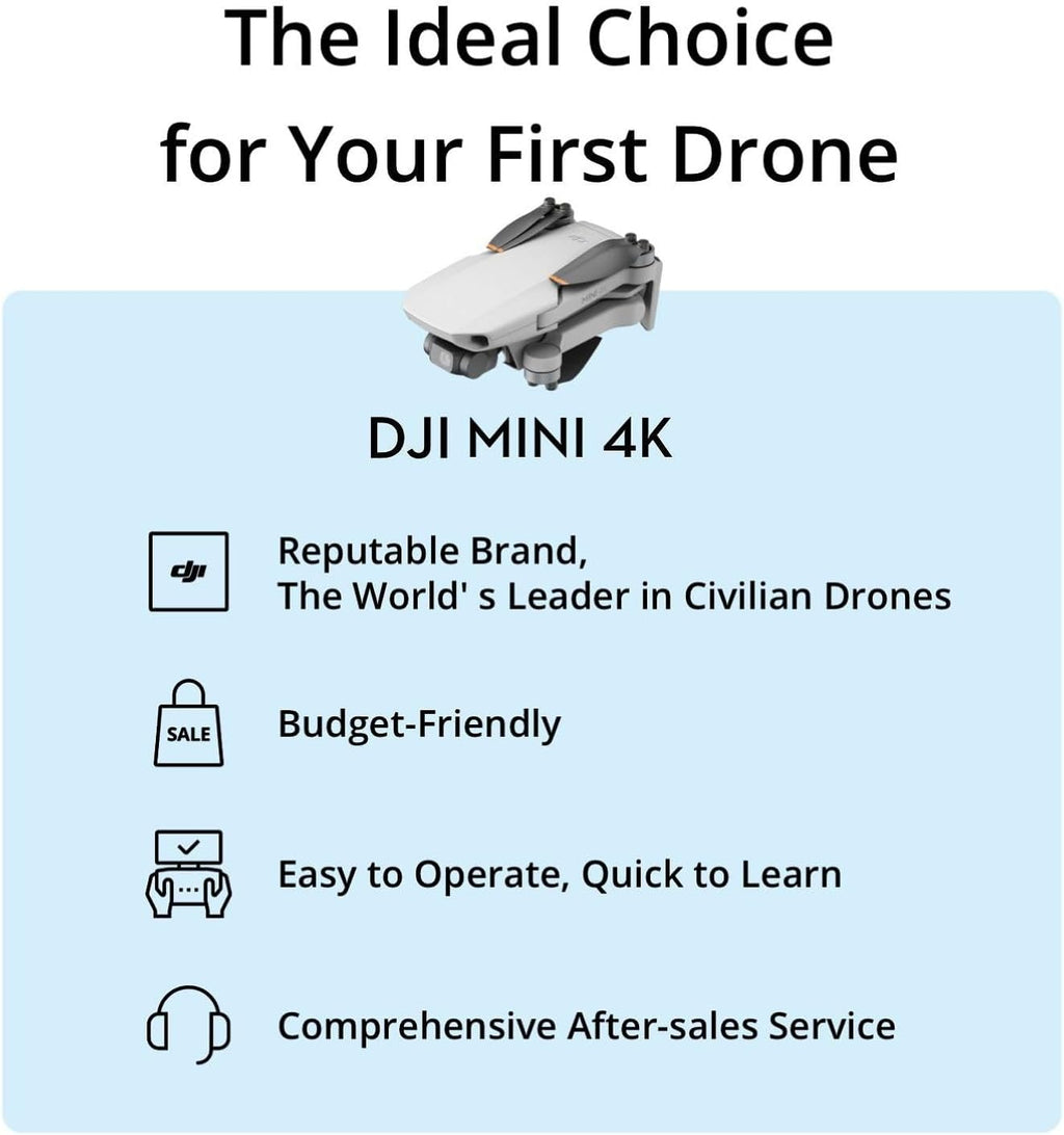 Mini 4K Camera Drone Combo, Drone with 4K UHD Camera for Adults, Under 249 g, 3-Axis Gimbal Stabilization, 10km Video