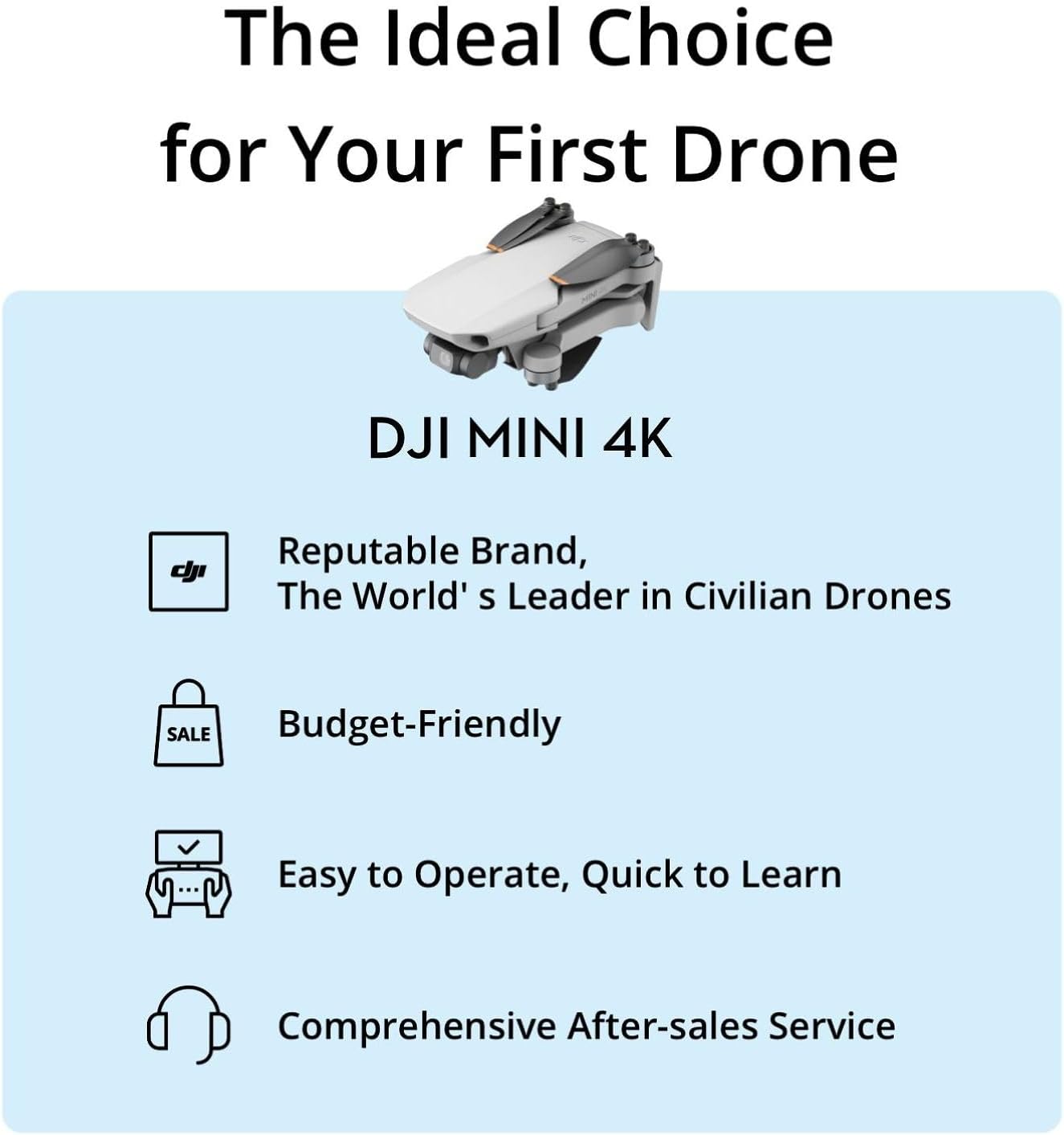 Mini 4K Camera Drone Combo, Drone with 4K UHD Camera for Adults, Under 249 g, 3-Axis Gimbal Stabilization, 10km Video