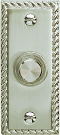 Carlon Dh1667nl Wired Push Button Door Chime, Solid Brass