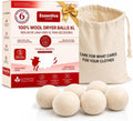 Wool Dryer Balls XL 6 Balls in 1 Pack Reusable | Non Toxic | Anti Static