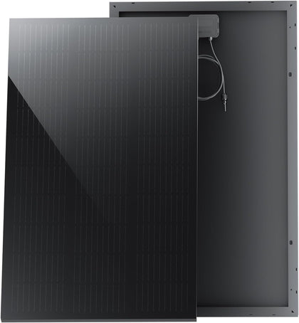 200 Watt Solar Panel - 2PCS 100W Solar Panels with Frameless Design | 25% High-Efficiency 100w solar panel for RV
