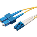 Duplex Singlemode 9/125 Fiber Patch Cable (LC/SC), 3M (10-ft.)(N366-03M)