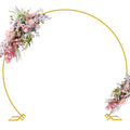 Round Backdrop Stand 8ft, Round Balloon Arch Stand, Gold Circle Arch