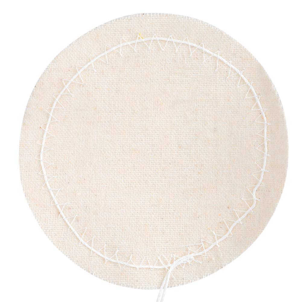 20Pcs Coffee Siphon Cloth Filter, Cloth Coffee Filters Reusable Round Replacement Filter for Syphon Coffee Maker Coffee Pot Filters