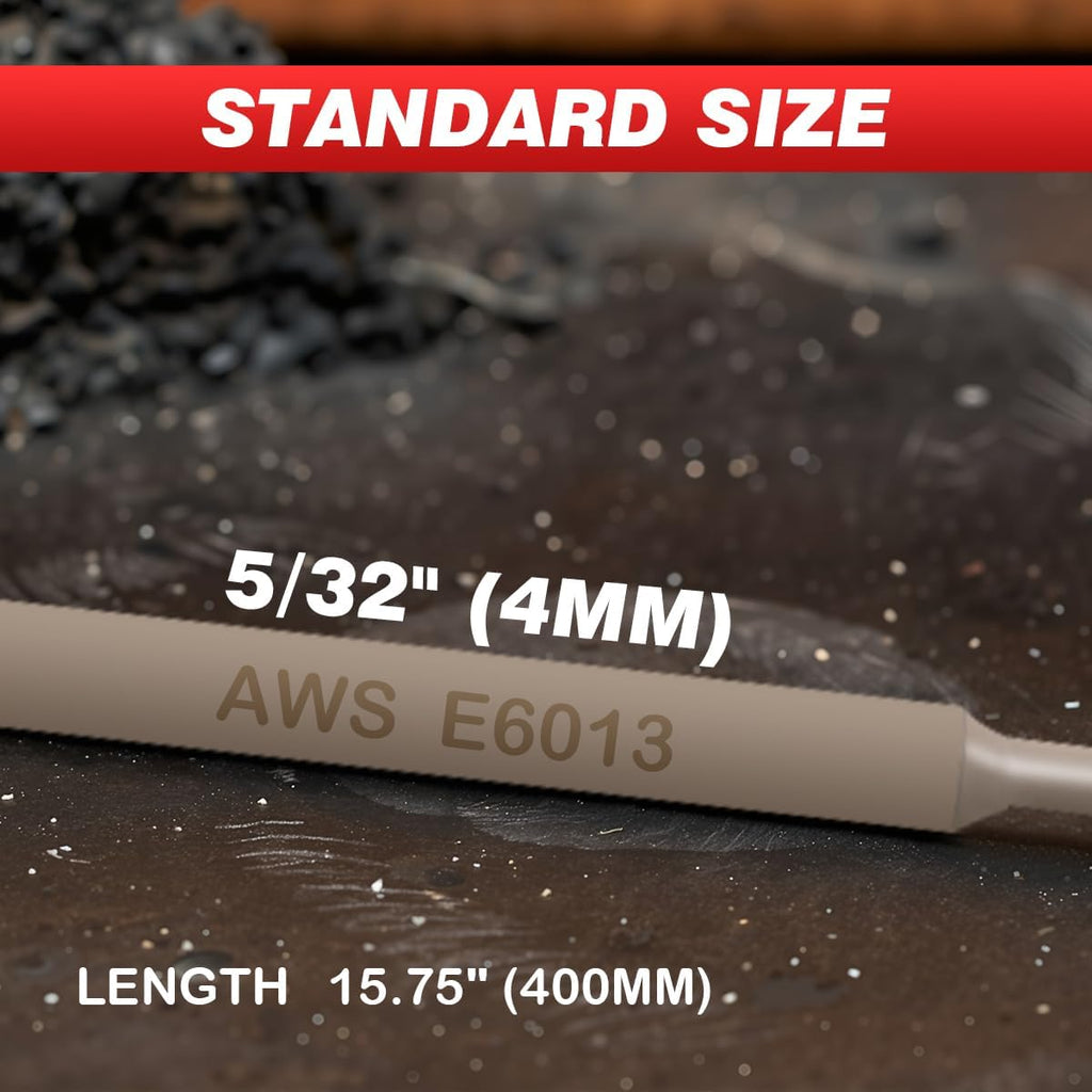 PLAXCON Welding Rod E6013 5/32'' 10LB Carbon Steel Stick Electrodes