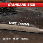 PLAXCON Welding Rod E6013 5/32'' 10LB Carbon Steel Stick Electrodes