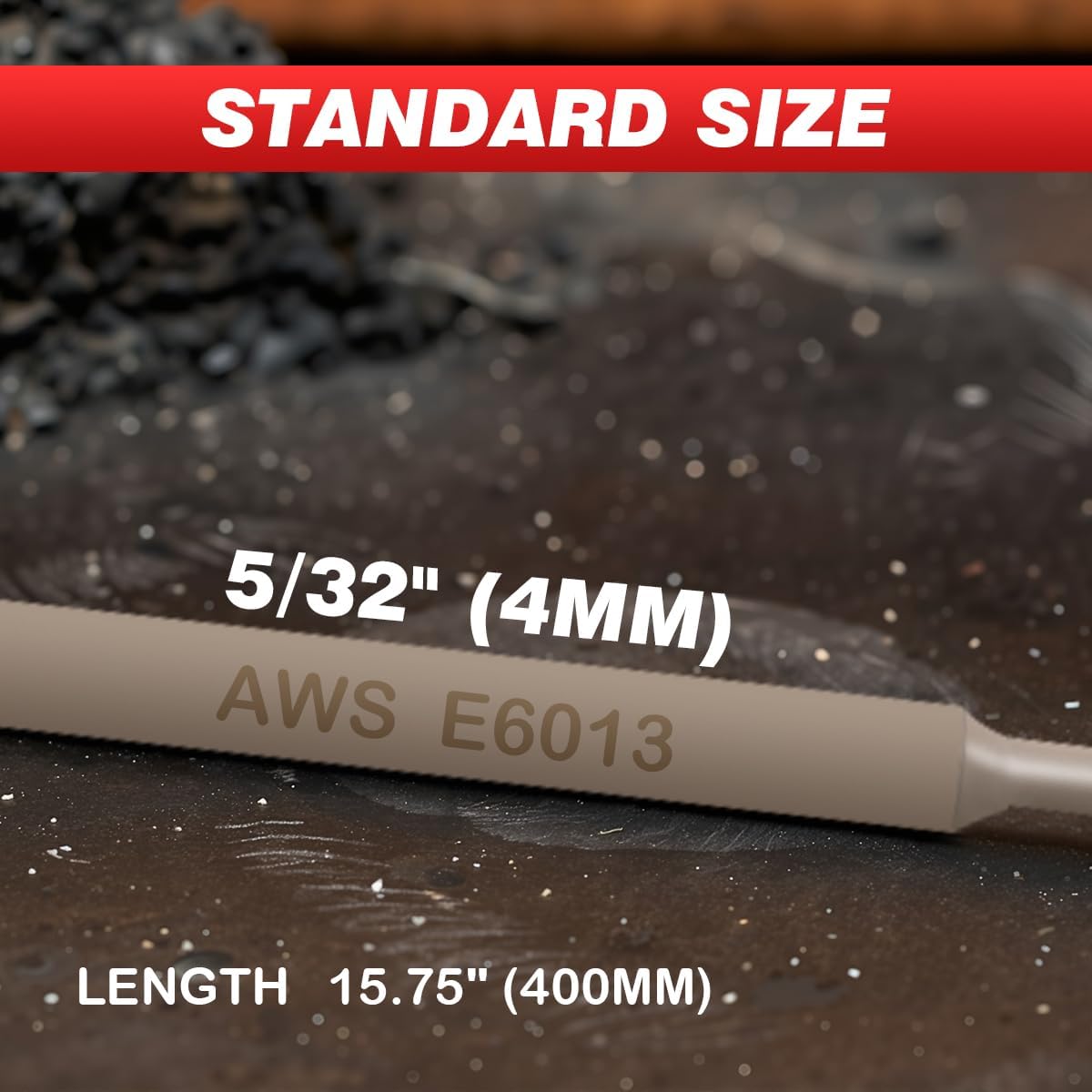 PLAXCON Welding Rod E6013 5/32'' 10LB Carbon Steel Stick Electrodes