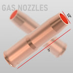 YESWELDER MIG Welding Gun Kit, 0.035" Tip-Nozzle-Diffuser-Adapter