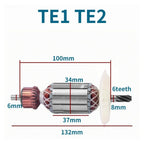 Armature Rotor Anchor Motor Compatible With Hilti TE1 TE2