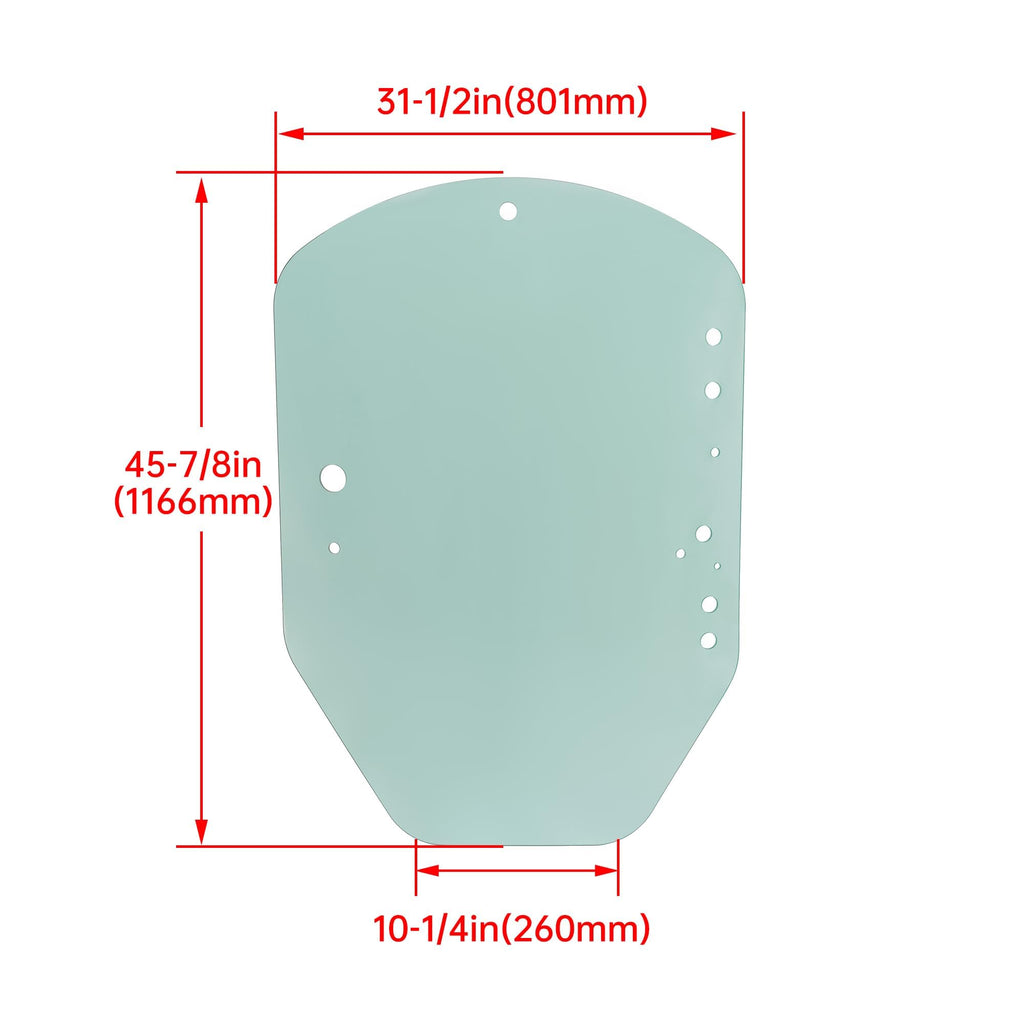 ECOTRIC Door Glass Compatible with John Deere D & E Series