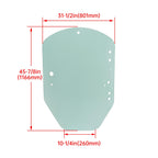 ECOTRIC Door Glass Compatible with John Deere D & E Series