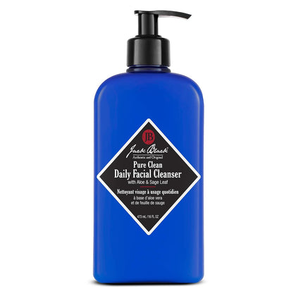 Pure Clean Daily Facial Cleanser for Men - Mens Face Wash, Jack Black Face Wash Men's, Face Wash for Men, Face