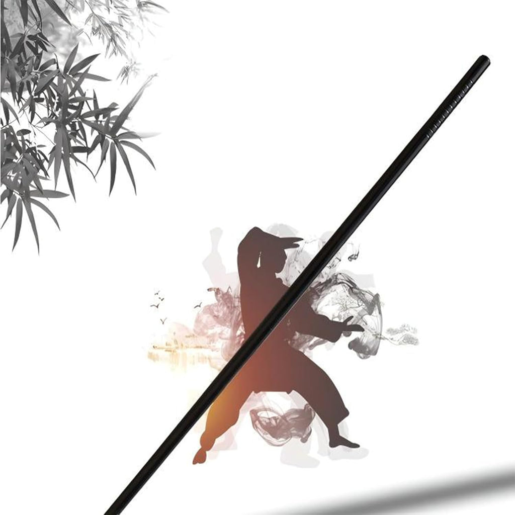 5.3FT Foldable Steel Bo Staff — Foam Padded Martial Arts Training Stick for Safe Practice, Portable Design with