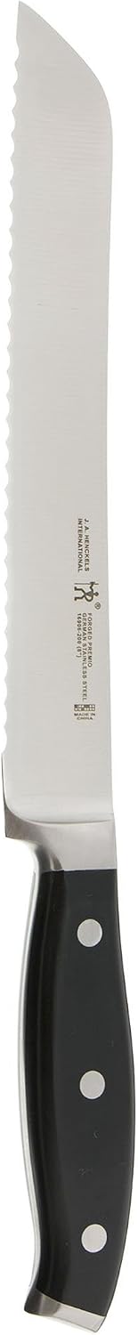 Forged Premio 8-inch Bread Knife, Black/Stainless Steel