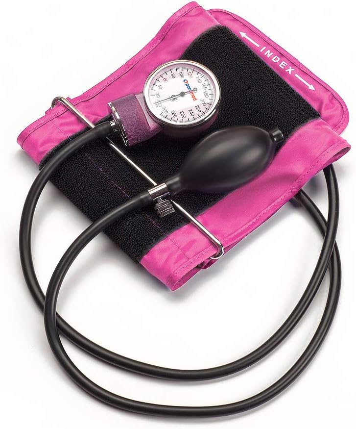 Aneroid Sphygmomanometer – Manual Blood Pressure Cuff with Universal Cuff 8.7-16.5" and D-Ring – Carrying Case in the