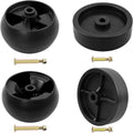 HQPASFY 4 Pack 734-0973 Deck Wheels 734-04155 Deck Wheels Compatible with Cub Cad et XT1-LT46, MTD, Craftsman T240 42" 44" 46" 50" Deck Lawn Mower Replace# 112-0677 112-0337