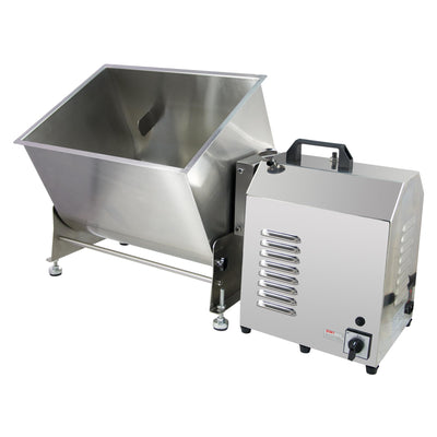 Hakka 60lb/30L Electric Meat Mixer, Stainless Steel 40L Capacity Tilt Tank Commercial Meat Mixer with Motor for