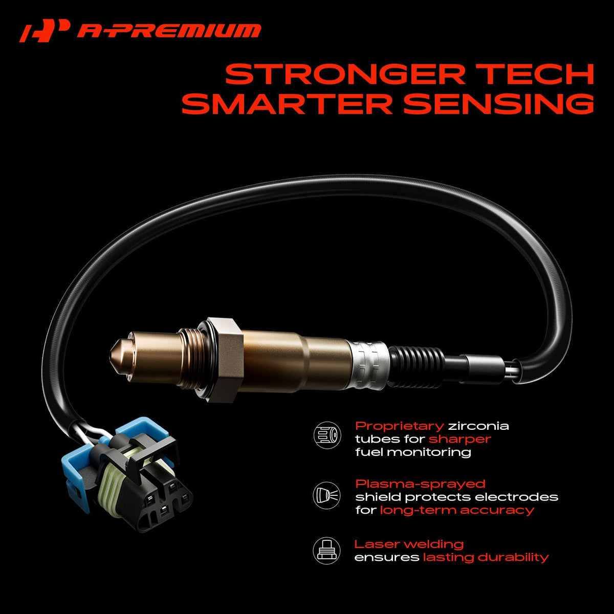 A-Premium Upstream and Downstream O2 Oxygen Sensor Compatible with BMW