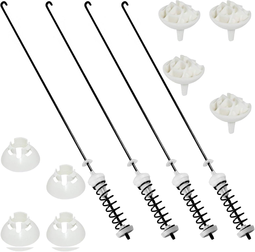 Upgraded Suspension Rods for Whirlpool Washer WTW4910XQ3 WTW4910XQ1 WTW4910XQ0 WTW4820XQ0 WTW4800XQ4 WTW4800XQ2 WTW4800XQ1 WTW4800XQ0 WTW4750YQ1 WTW4750YQ0 WTW4700YQ0 7MWTW9919DM2 7MWTW9919DM1