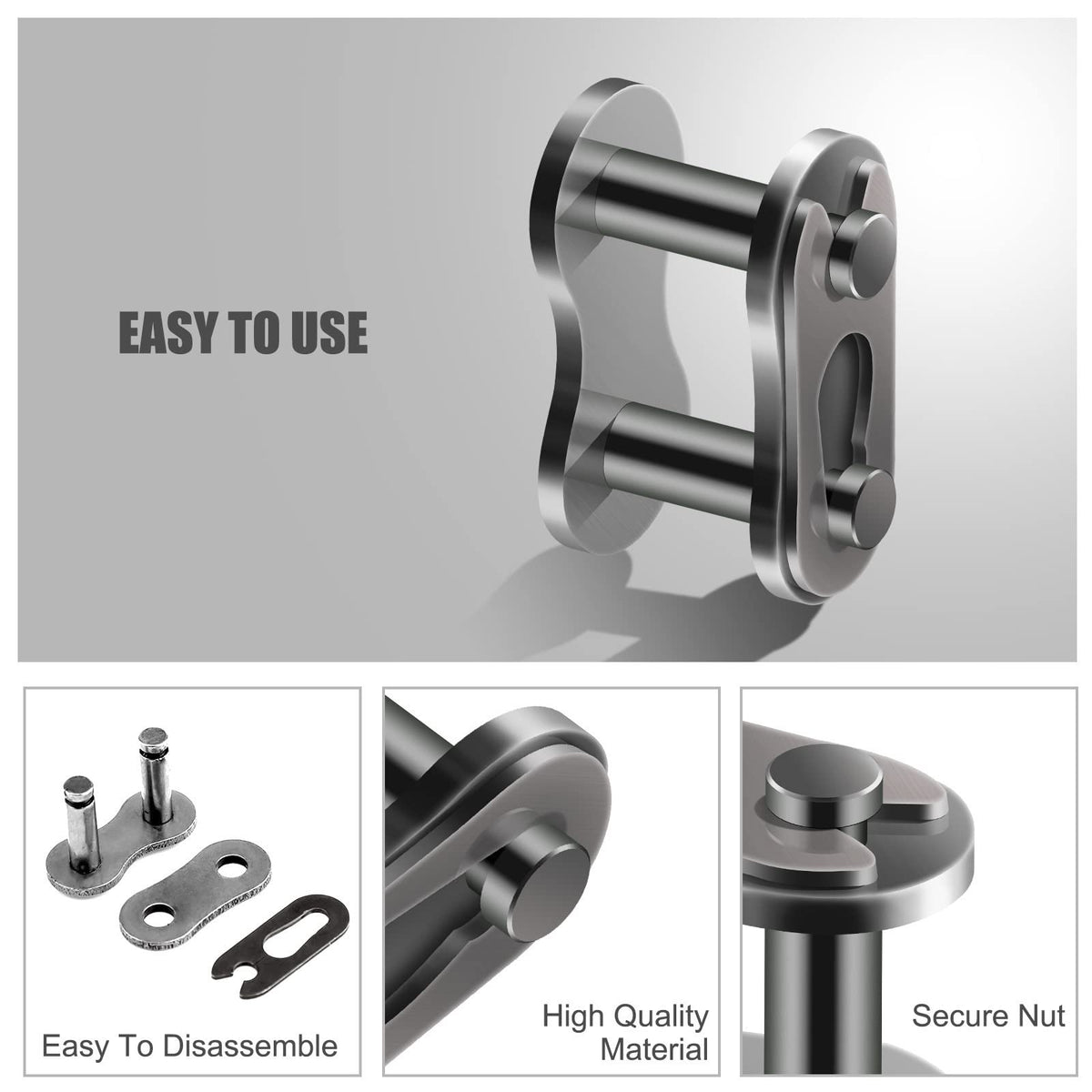 AIEX 8pcs #40 Chain Master Links