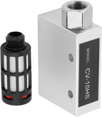 CV-10HS Vacuum Generator Ejector, Compressed Pneumatic Air Exhaust Vacuum Generator Valve with,Vacuum Generator