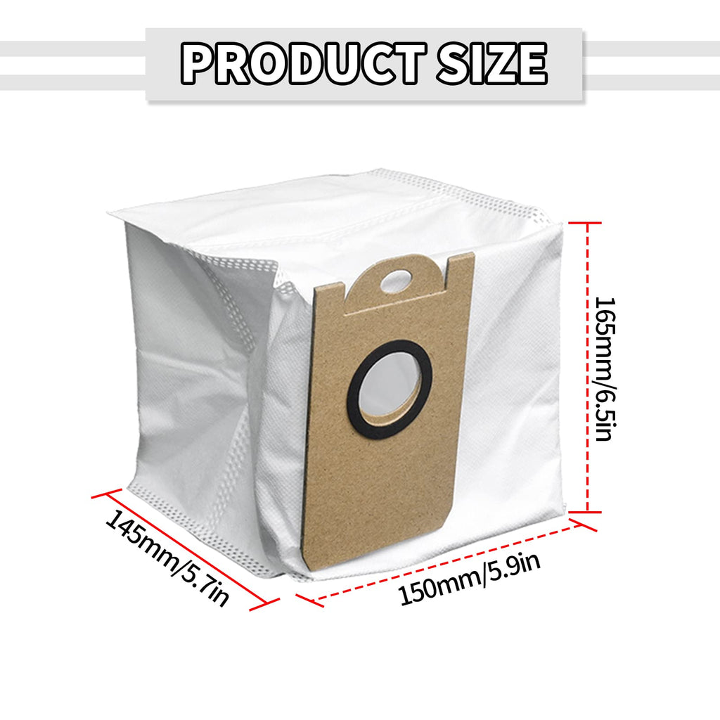 Replacement Dust Bags Compatible with Proscenic M7 Pro M8 Pro Vacuum Cleaner Accessory (9 Pack)