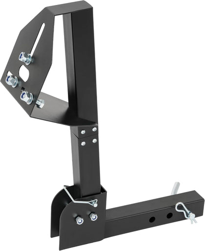 Trailer Hitch Spare Tire Carrier Compatible with Truck SUV Vans