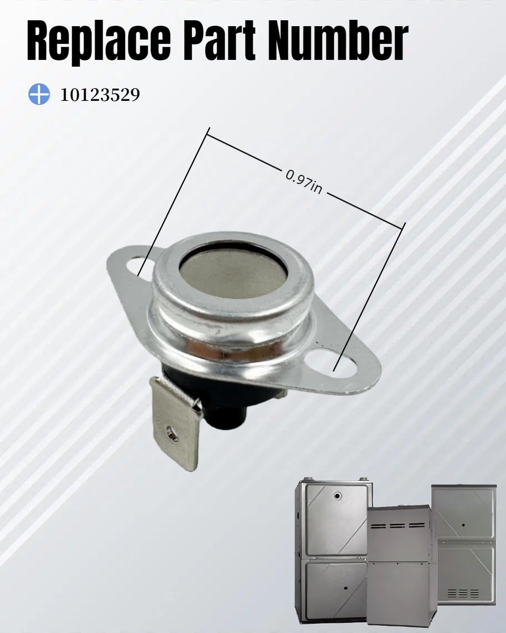10123529 L300F M/R Rollout Limit Switch Fit for Goodman Amana