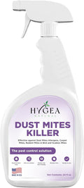 Dust Mite Killer Spray 24 oz Unscented | Eliminates Dust Carpet Rodent Bird & Scabies Mites | Child & Pet Friendly |