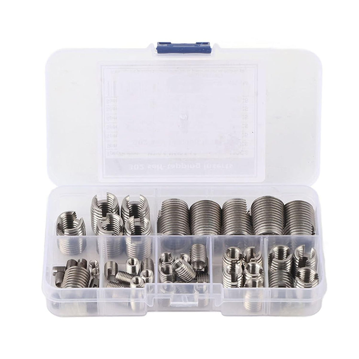 50Pcs Thread Inserts for Metal, M3 M4 M5 M6 M8 M10 M12