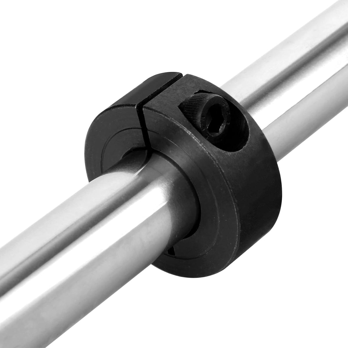 (4-Pack) Shaft Collar 1-3/4" Bore, 1045 Steel Set Screw Split Clamp-On Collars, 2-3/4" OD, 11/16" Thickness, with M4 Set Screws