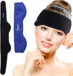 Headache Ice Pack, Adjustable Head Wrap for Migraines, FSA Eligible