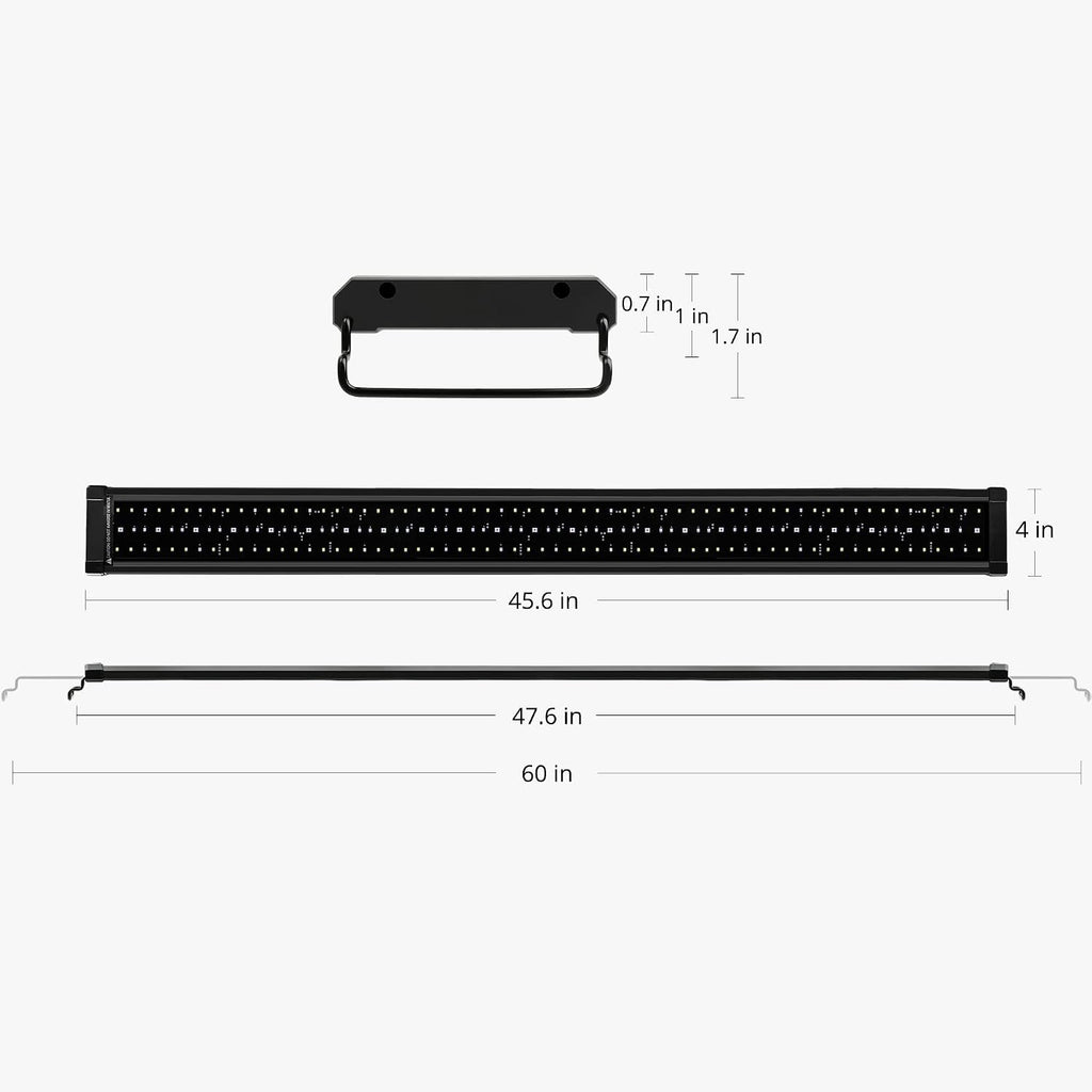 ClassicLED Marine Saltwater Aquarium Light, 48W for 48–60 inch Tanks