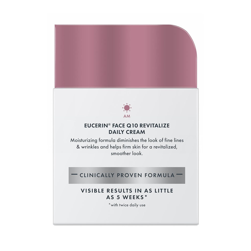 Q10 Anti-Wrinkle Face Cream, Unscented Face Cream for Sensitive Skin, 1.7 Oz Jar
