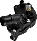 2L2Z8592AA Thermostat Housing Assembly w/Sensor Fit for Ford Mercury（02-10）