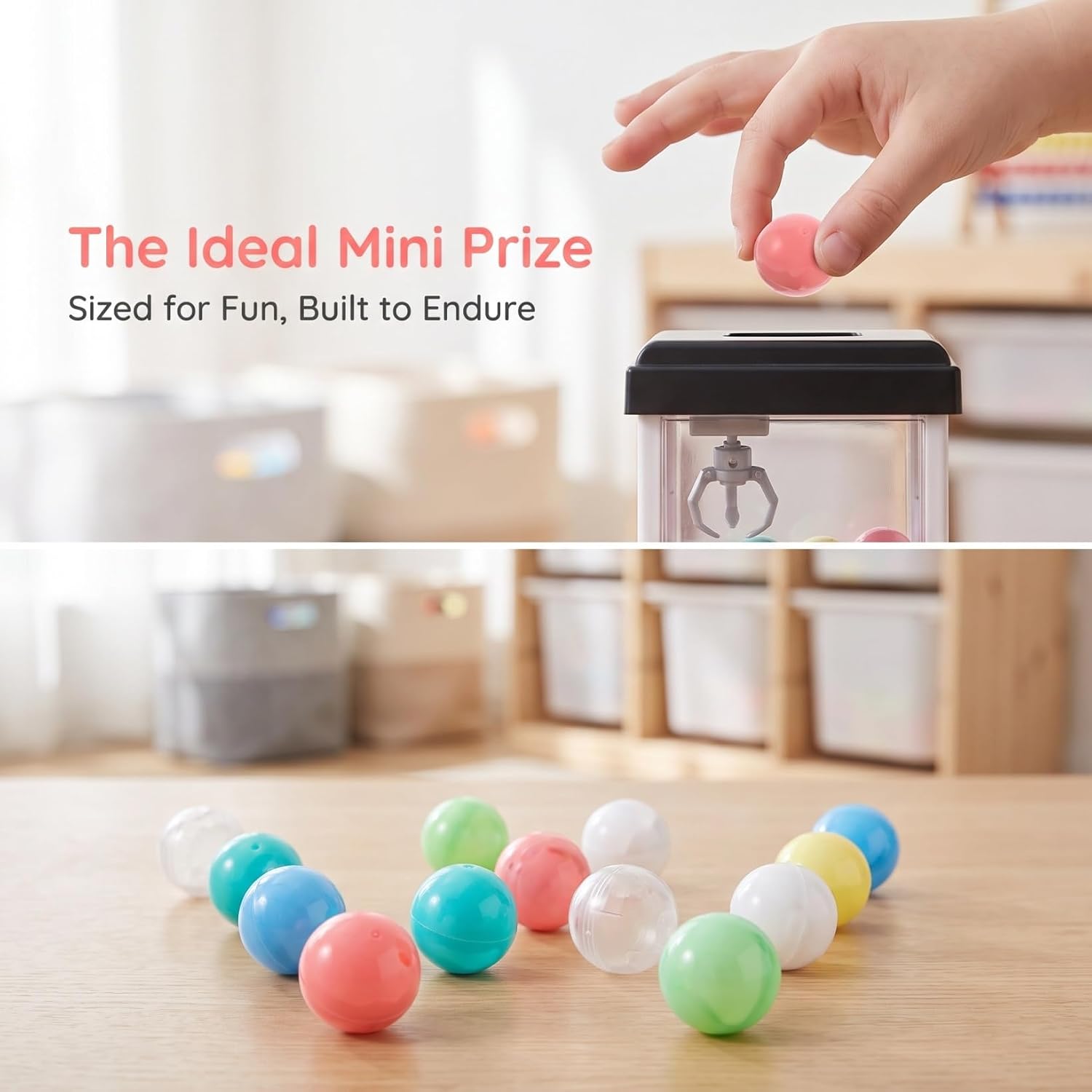 30pcs 25mm Mini Display Capsules: Gumball Machine Capsules for Raffle Tickets, Small Component Storage, Craft Charms