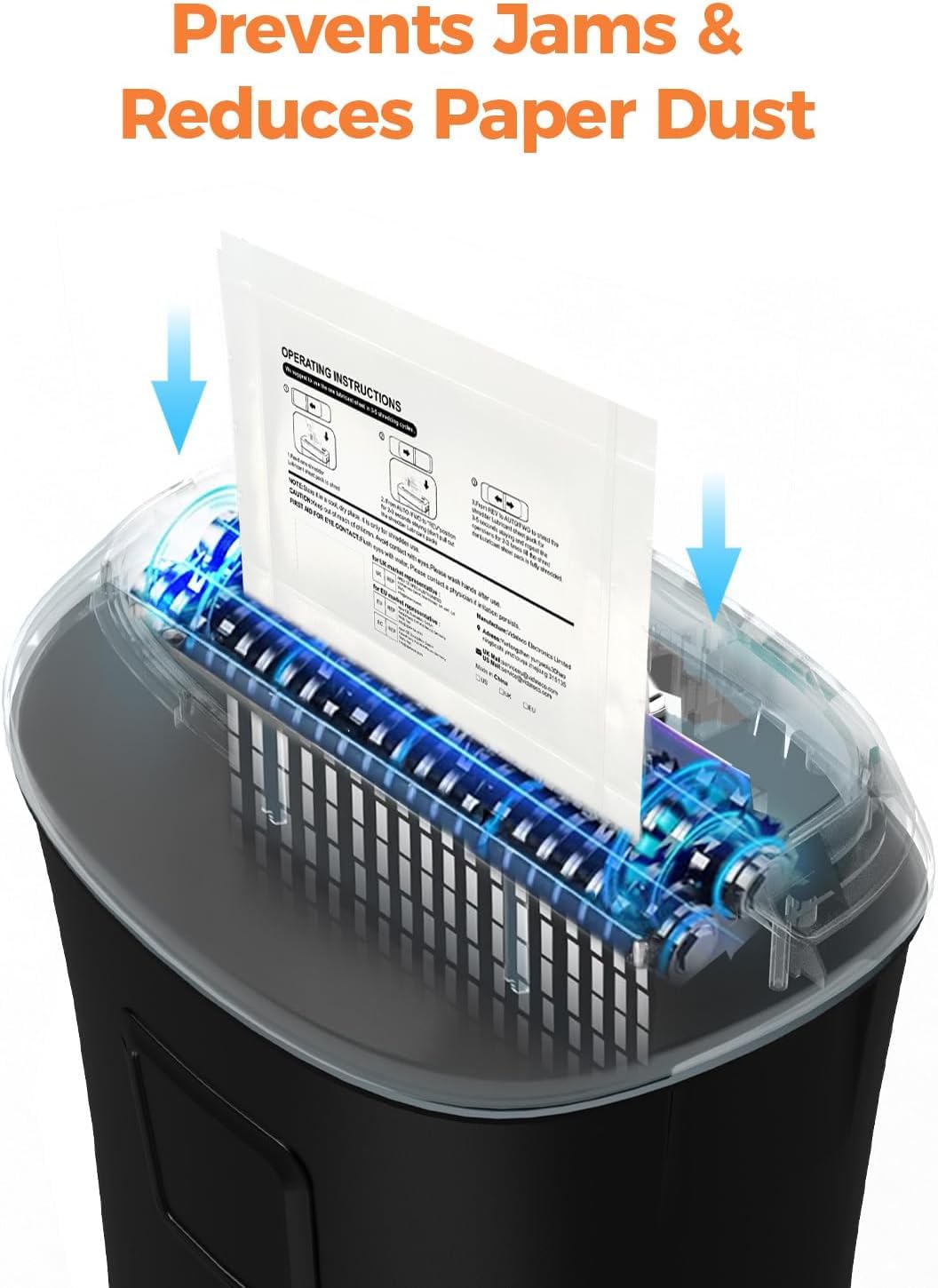 VidaTeco Paper Shredder Lubricant Sheets, 24-Pack, Shredder Oil Sheets