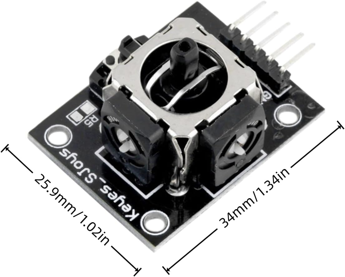 12pcs Joystick Module Kit Dual-Axis XY Control Stick with KY-023 Sensor Board Compatible with PS2 Arduino Raspberry Pi for Robotics and DIY Electronics Projects