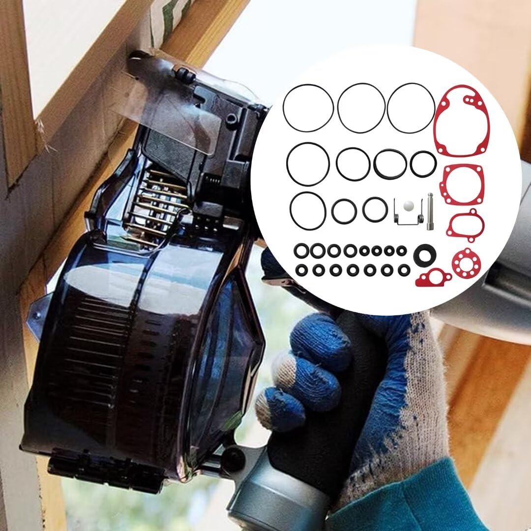 NV45AB, NV45AB2 Coil Roofing Nailer O-Ring Kit for Hitachi, with 883892, 877767 Gasket Kit
