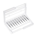 uxcell 10Pcs 0.4mm Carbide End Mill Engraving Milling Cutter