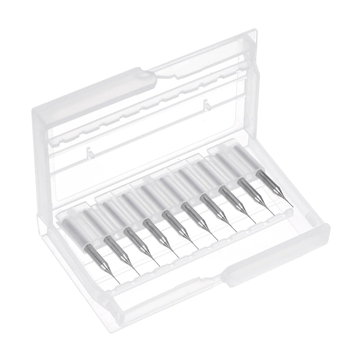 uxcell 10Pcs 0.4mm Carbide End Mill Engraving Milling Cutter