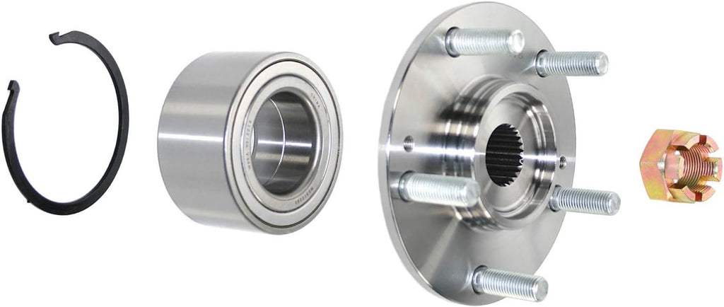 DuraGo 29596149 Front Wheel Hub Kit, 1 Pack, Silver