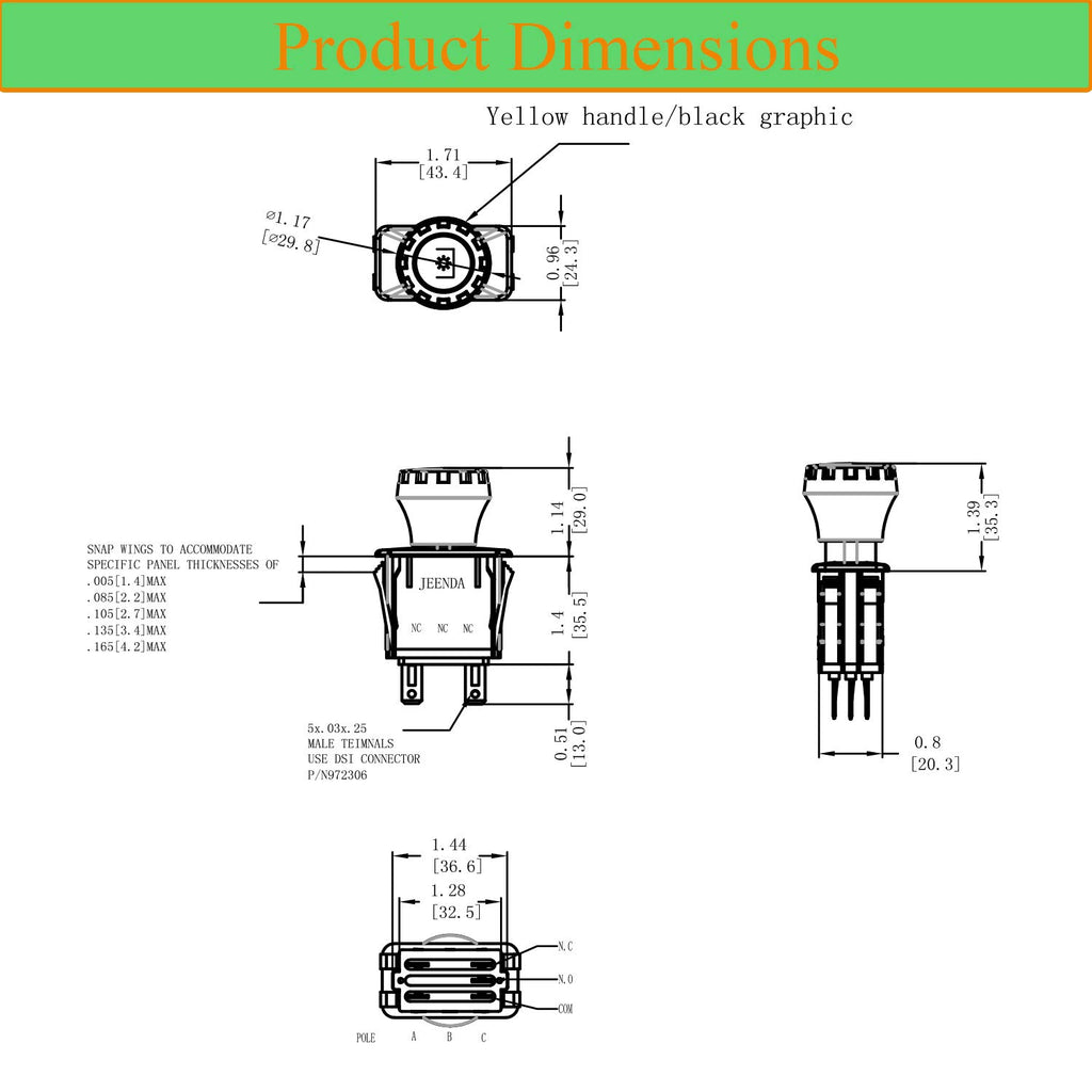 PTO Switch AM118802 AM116235 for John Deere 3120 3203 3320 3520 3720 LX172 LX173 LX176 LX178 LX186 LX188 F510 F525