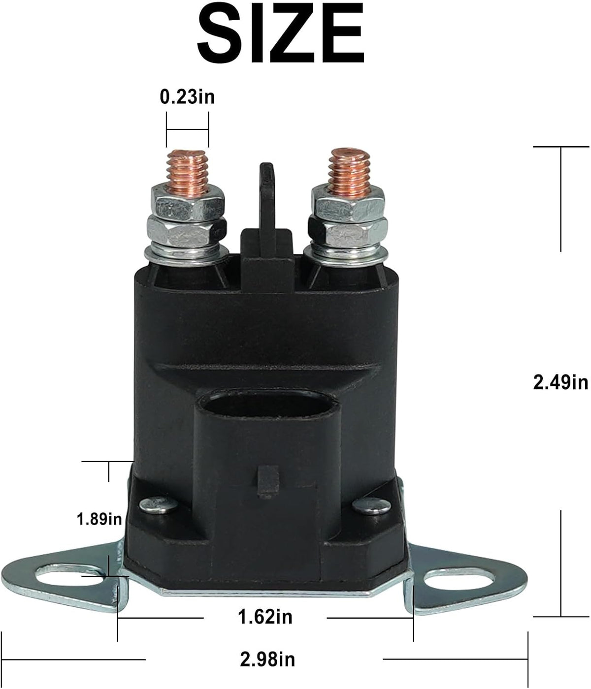 04781700 Mower Starter Solenoid 12V Compatible with Grave-ly Ari-ens Zero Turn Mowers Zoom IKON ZTX ZT XL