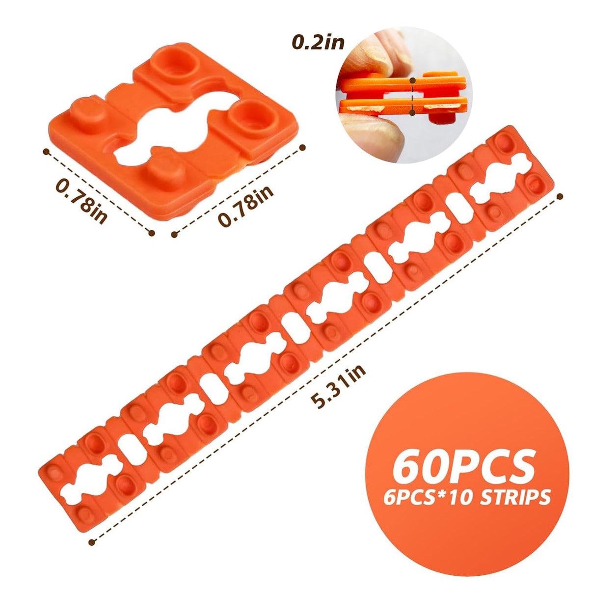 Upitry Outlet Spacers for Electrical Box: 60Pcs Stackable Extender Shims